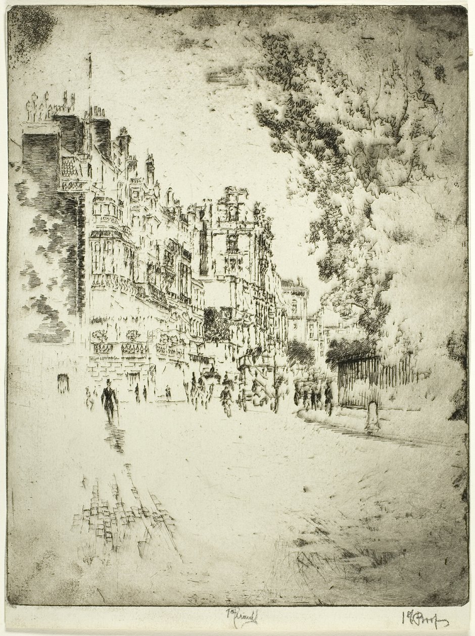 Park Lane - Joseph Pennell