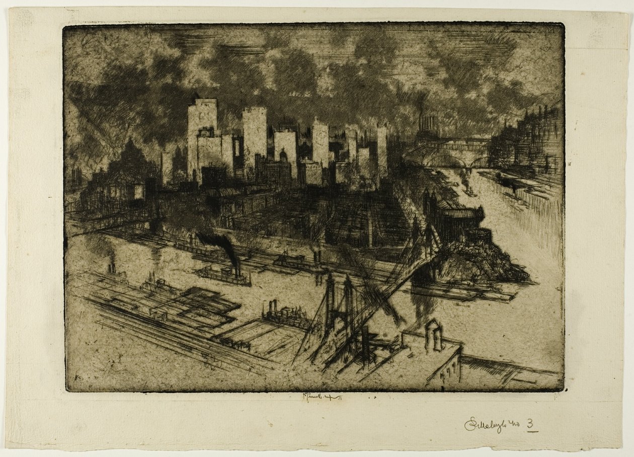 Pittsburgh, No.3 - Joseph Pennell