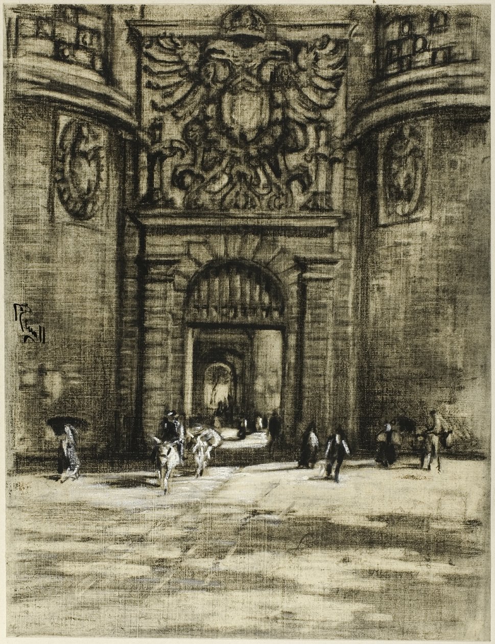 Porta Viragia, Tolède - Joseph Pennell
