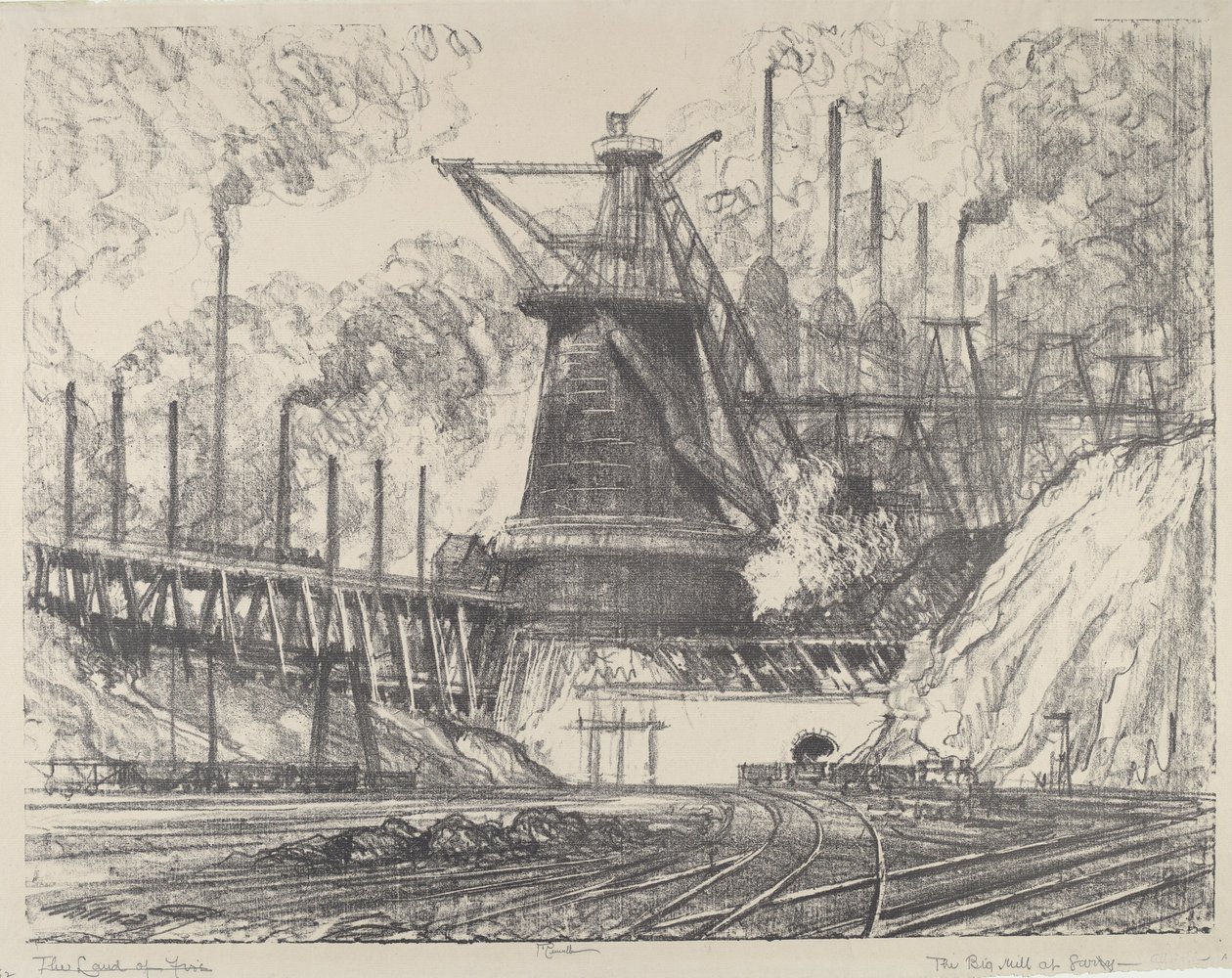 Le Grand Moulin, Gary, Indiana - Joseph Pennell