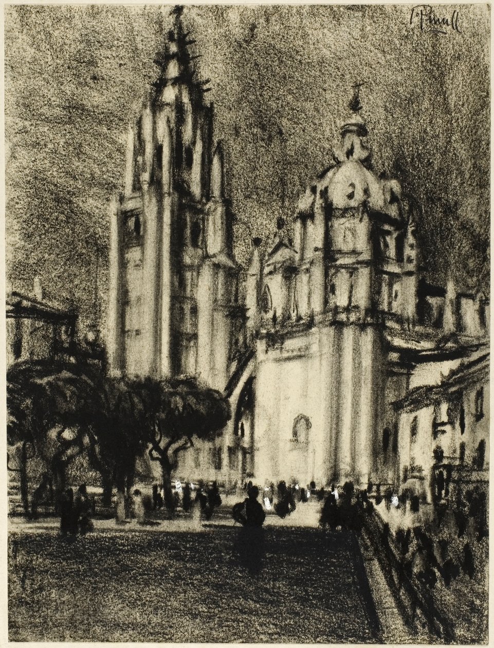 La Cathédrale, Tolède - Joseph Pennell