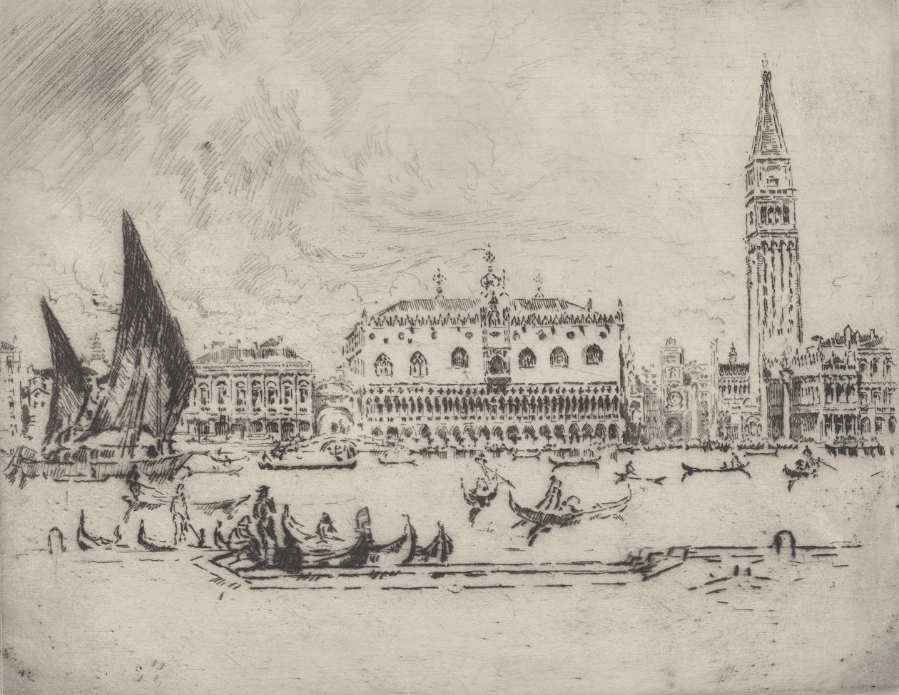 Le Palais des Doges, 1883 - Joseph Pennell