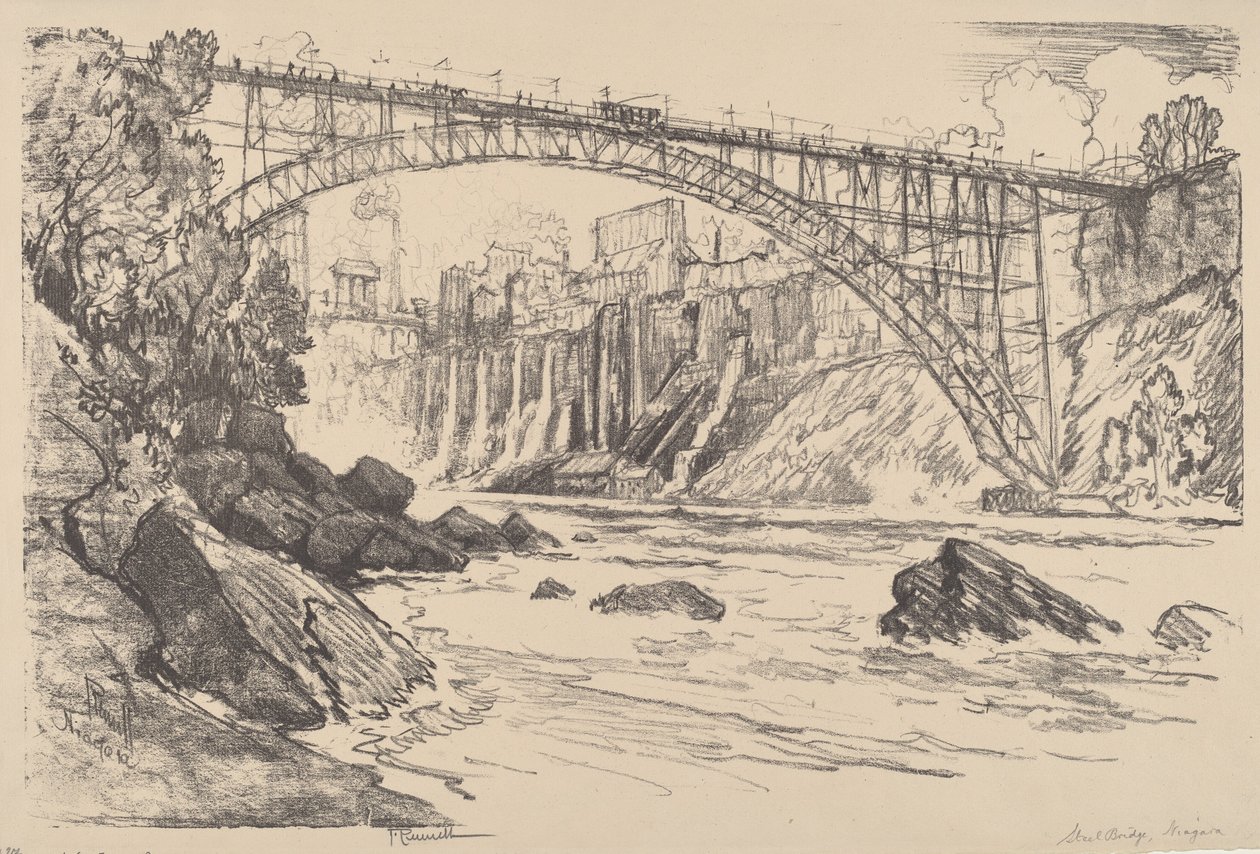 Le Pont en acier - Joseph Pennell