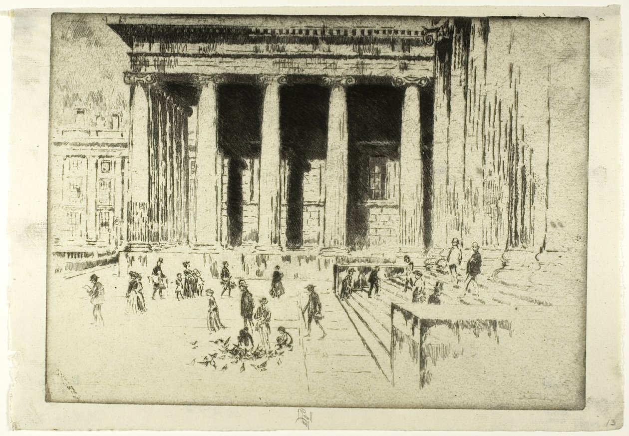 Les marches, British Museum - Joseph Pennell