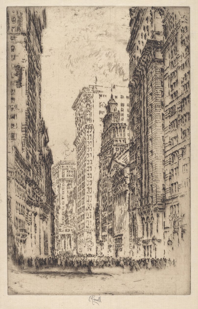 La Bourse - Joseph Pennell