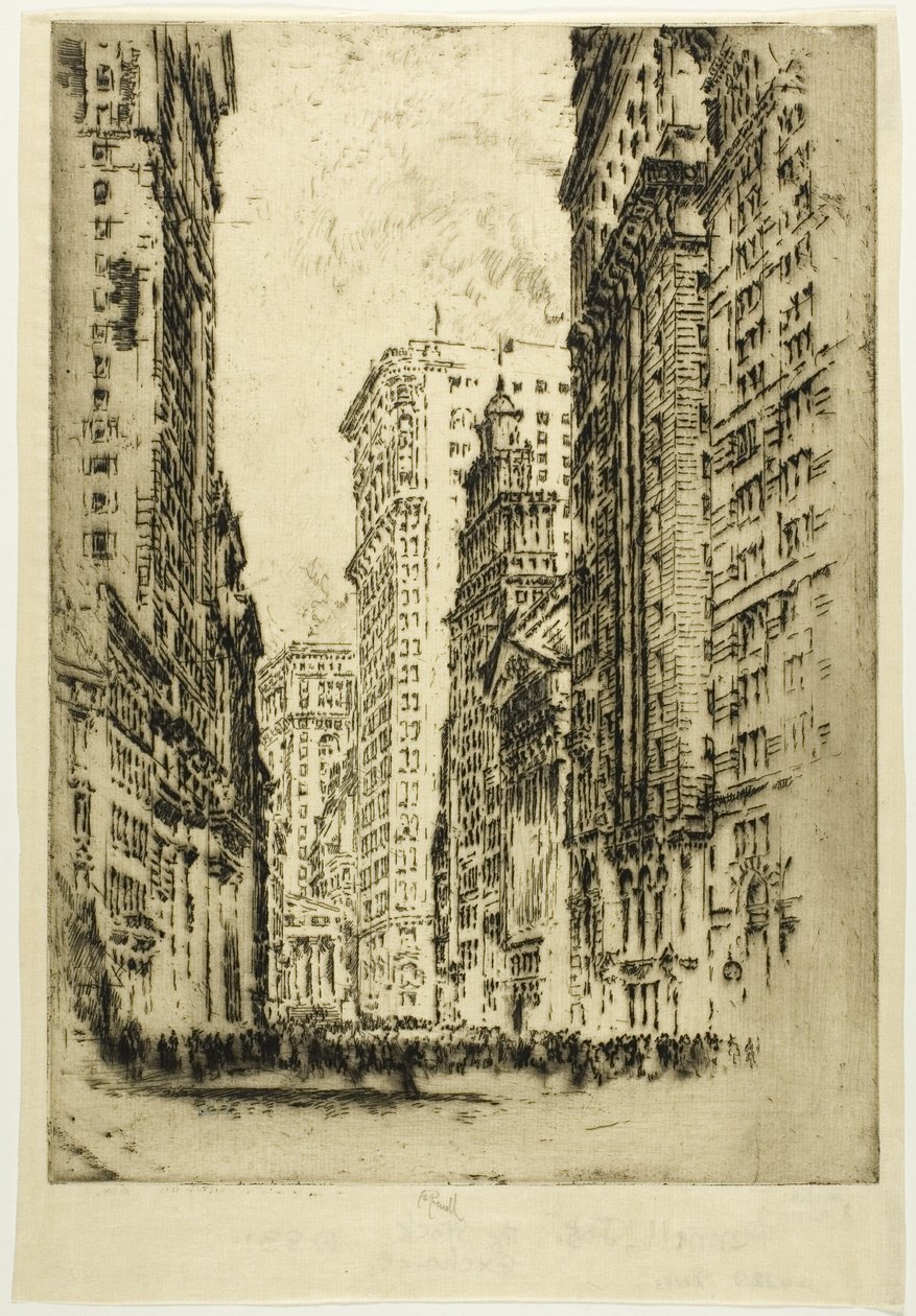 La Bourse - Joseph Pennell