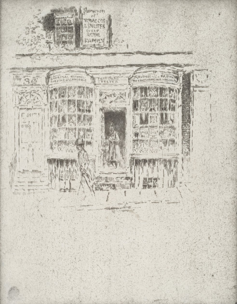 Le Magasin de tabac, 1903 - Joseph Pennell