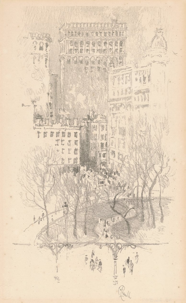 Union Square - Joseph Pennell