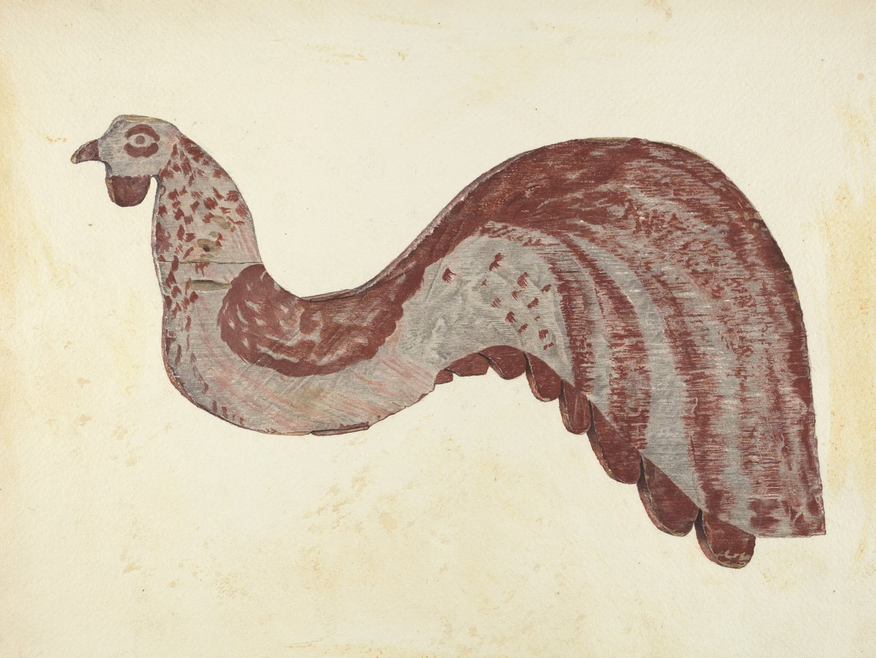 Girouette en forme de coq, 1935-1942 - Joseph Rothenberg