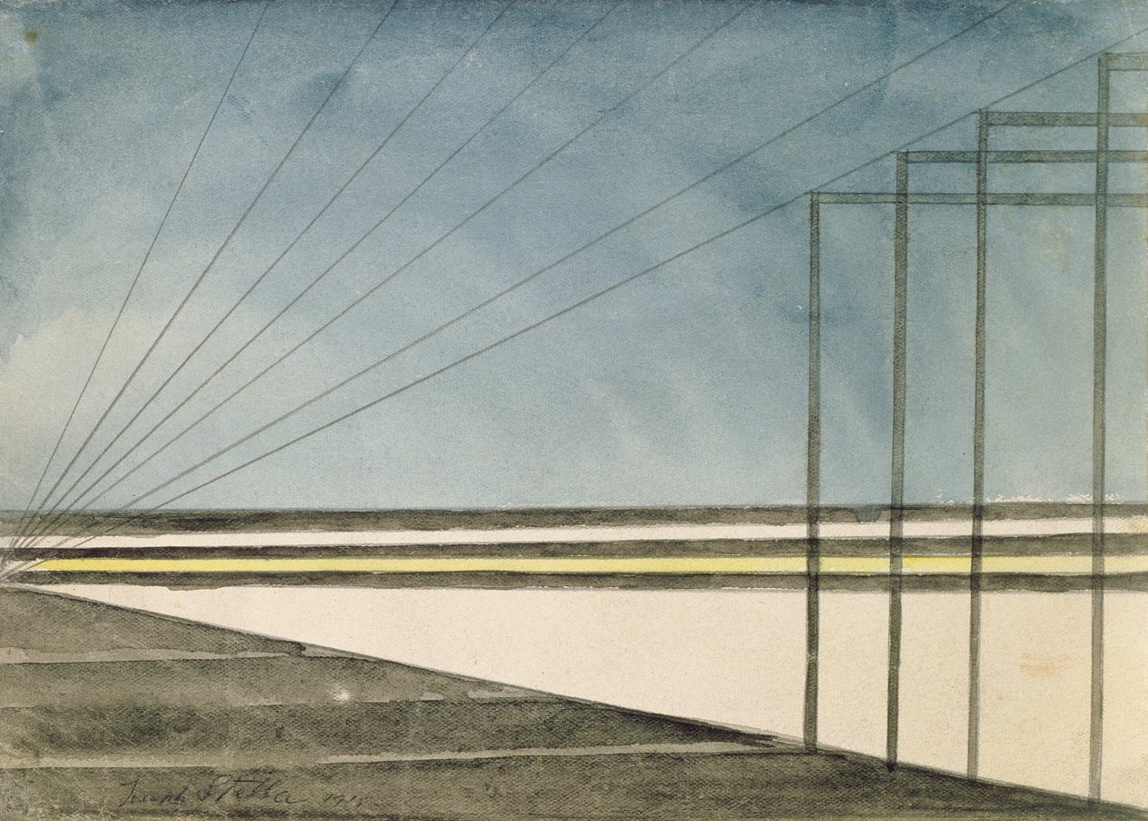 Poteaux télégraphiques - Joseph Stella