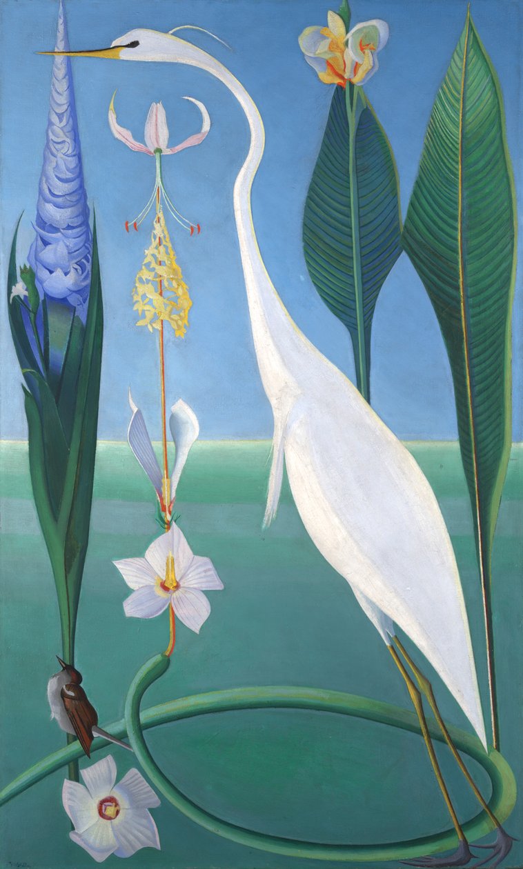 Le Héron blanc - Joseph Stella