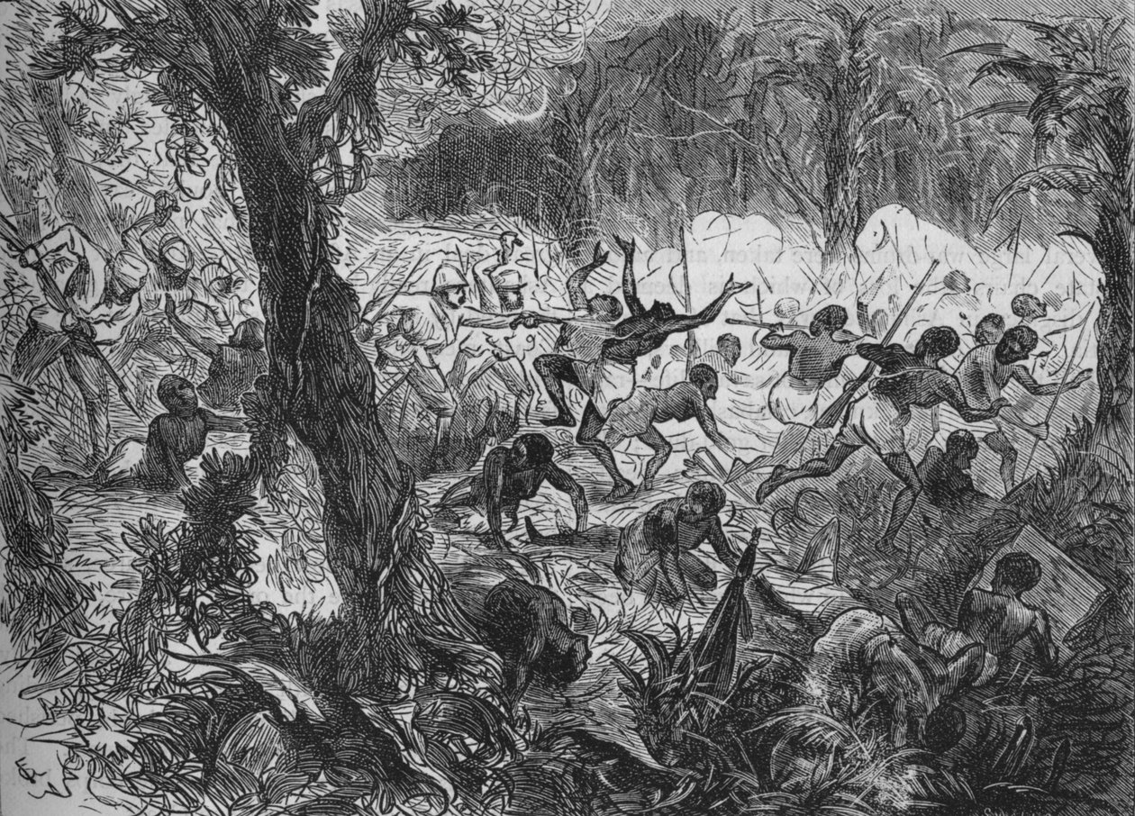 Combat à Abracrampa, 1880 - Joseph Swain