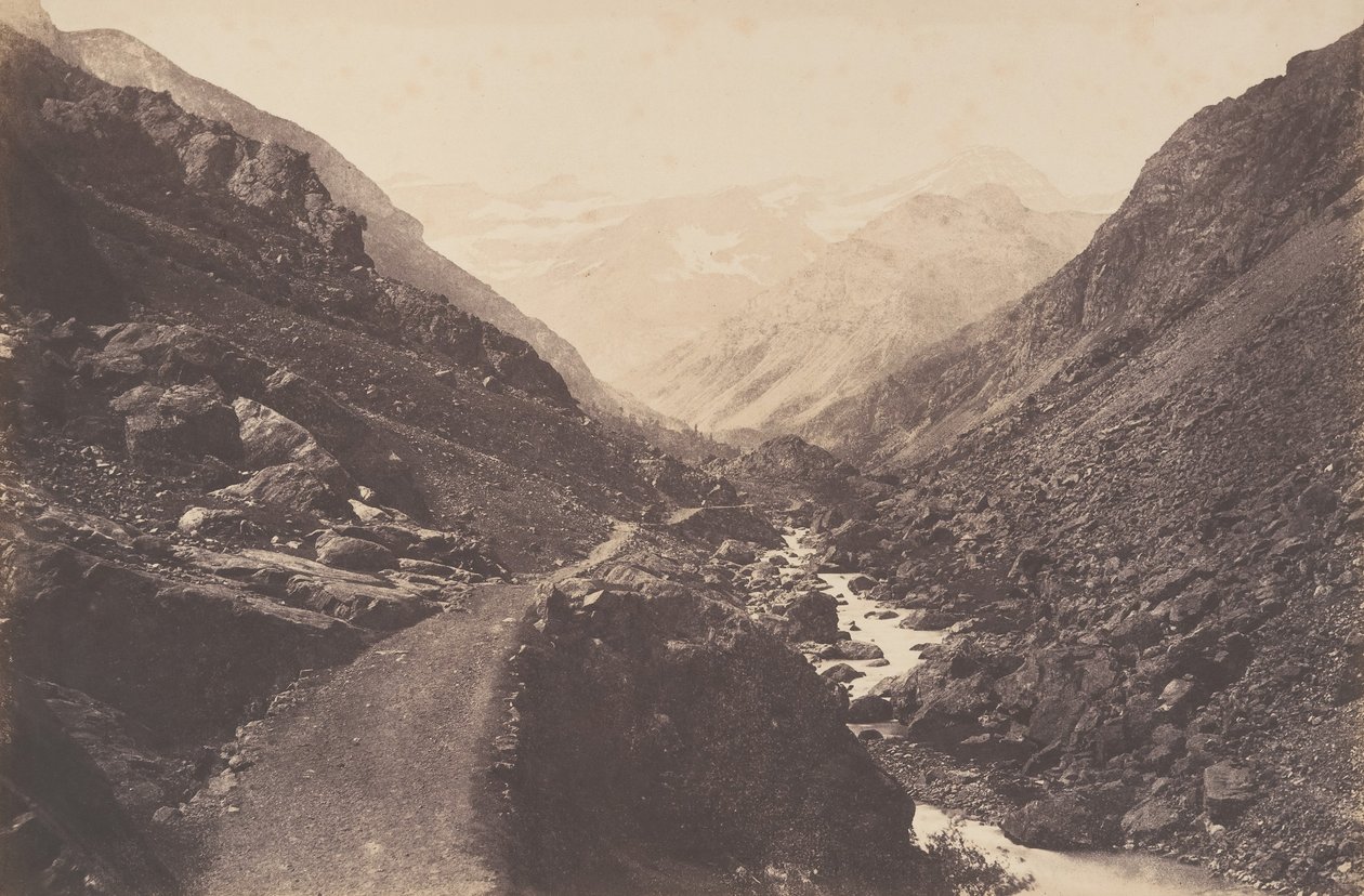 Le chaos en allant à Gavarnie, St-Sauveur, 1853 - Joseph Vigier