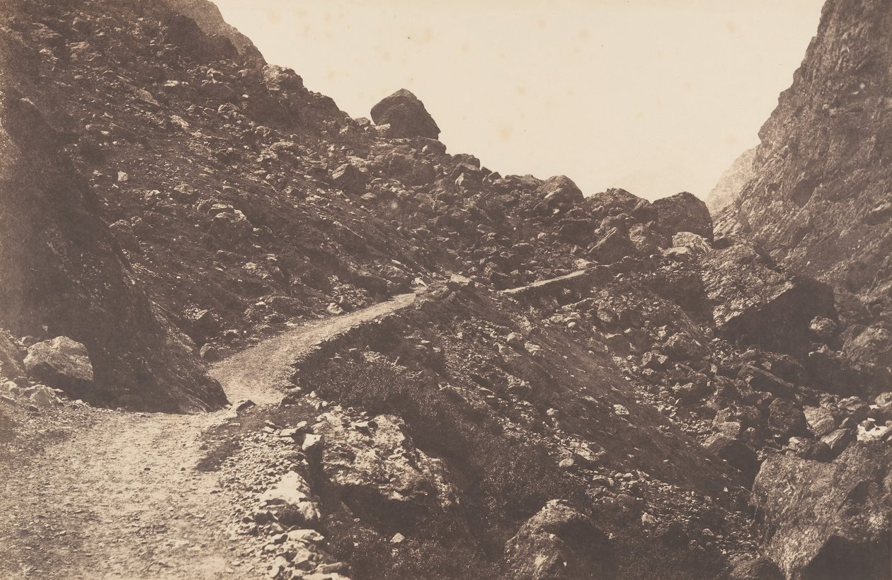 Sentier du chaos, St-Sauveur, 1853 - Joseph Vigier