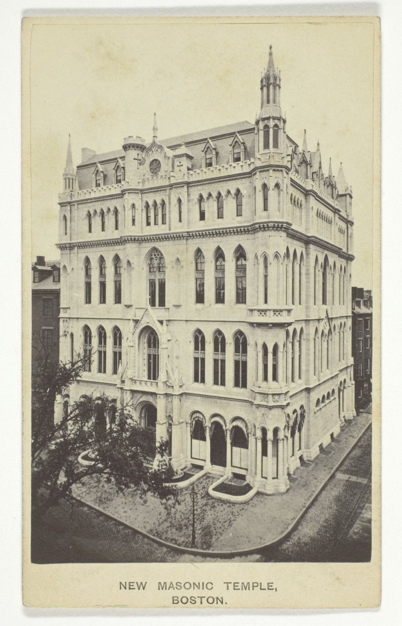 Nouveau temple maçonnique, Boston - Joseph Ward