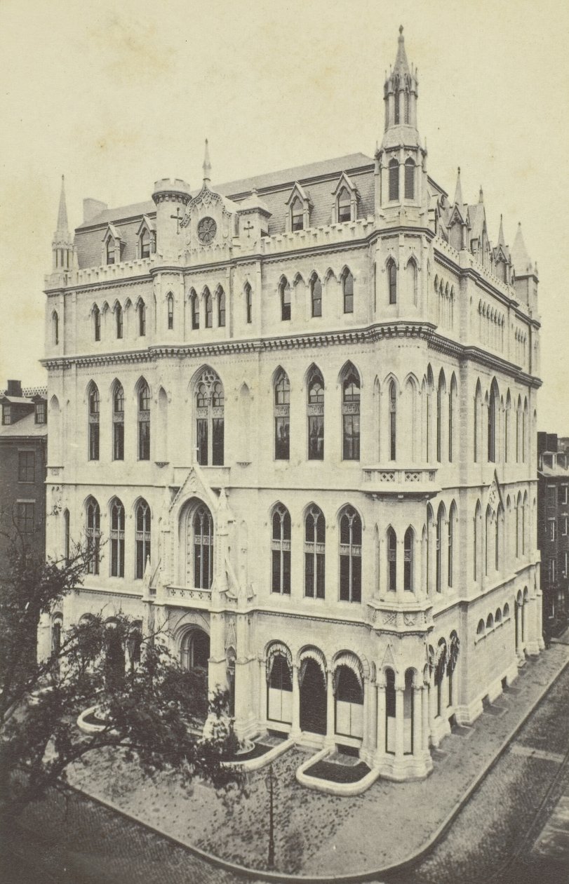 Nouveau temple maçonnique, Boston, années 1860 - Joseph Ward