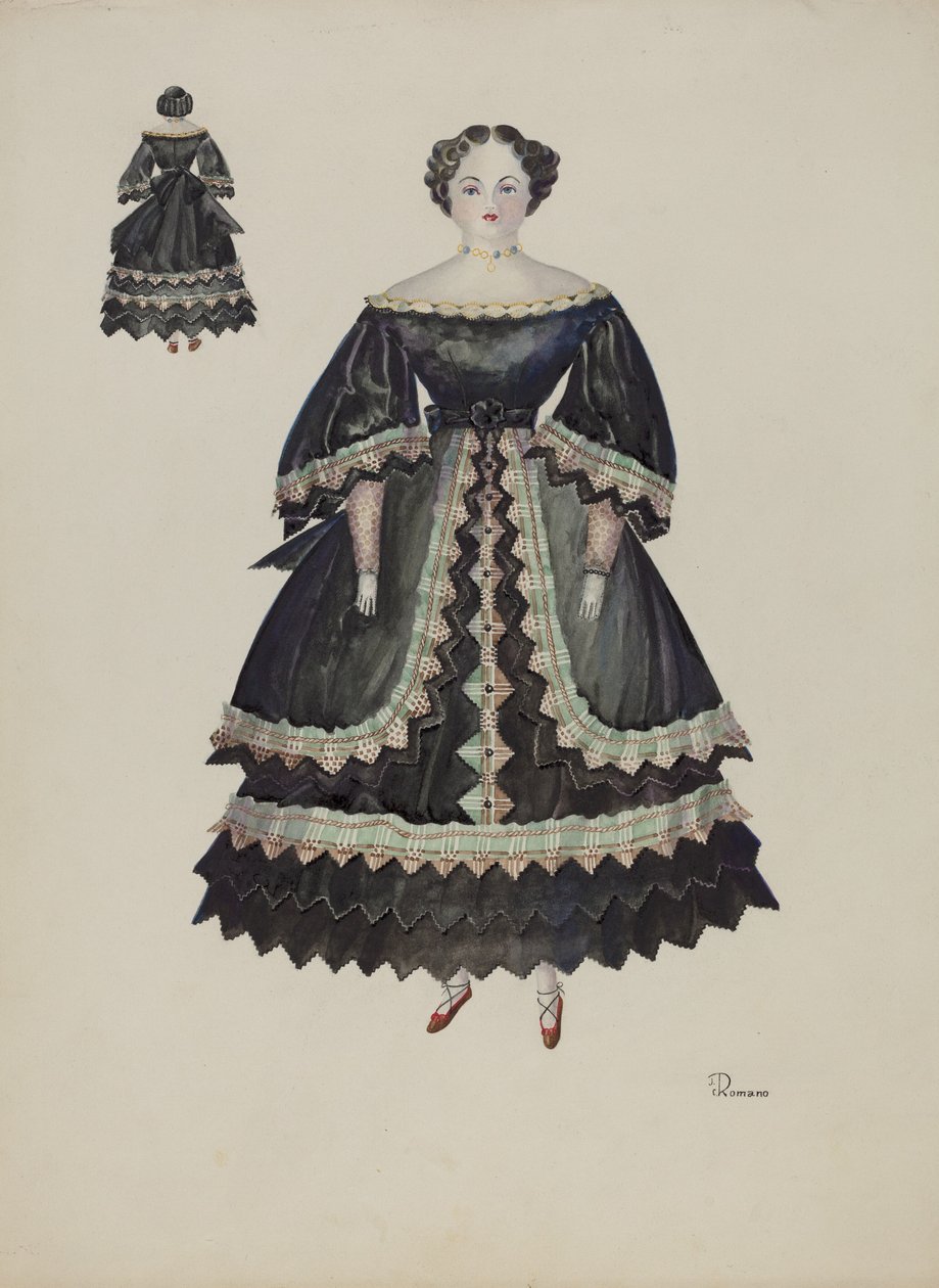 Poupée - Minerva Pratt, vers 1937 - Josephine C. Romano