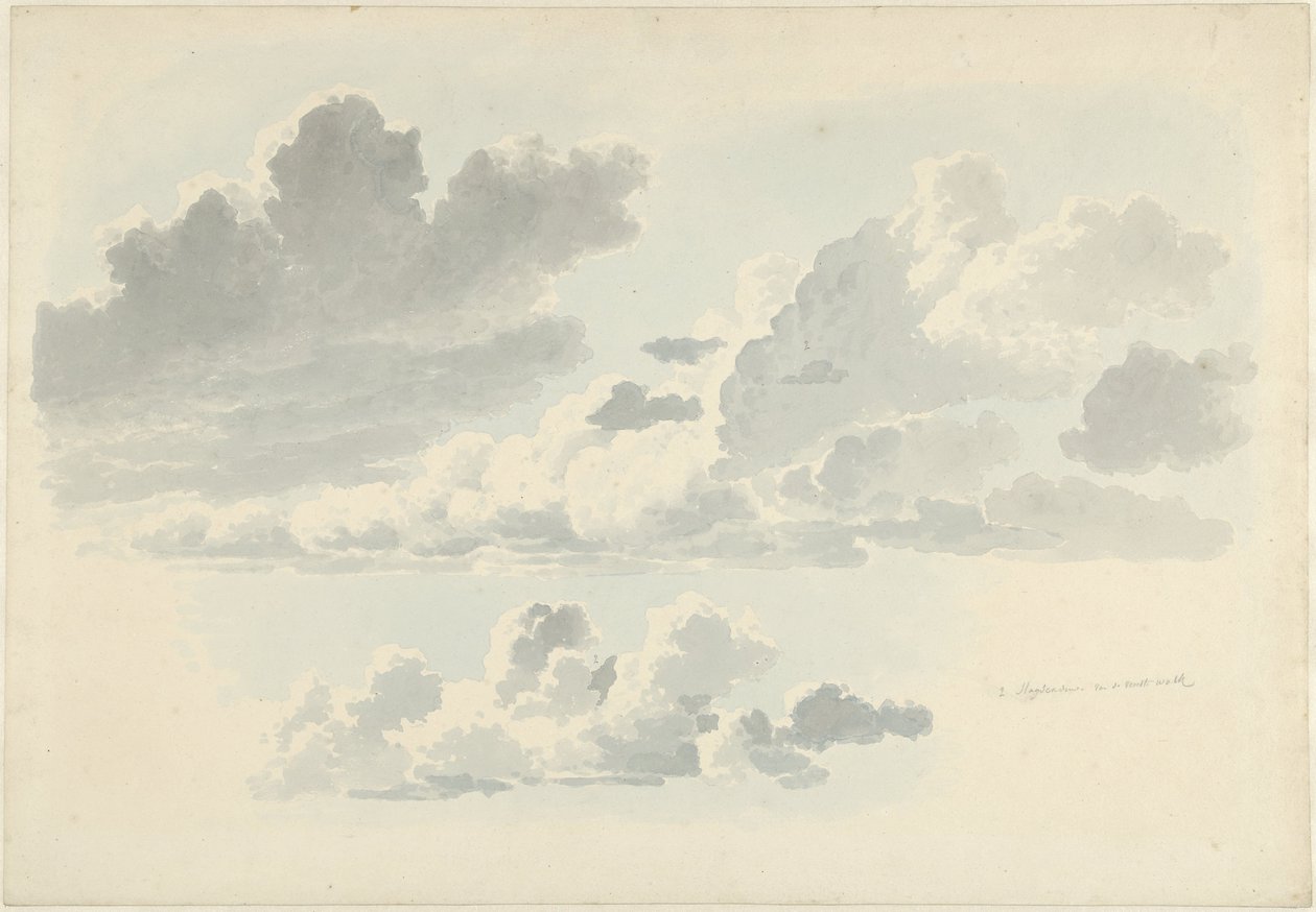 Études de nuages - Josephus Augustus Knip