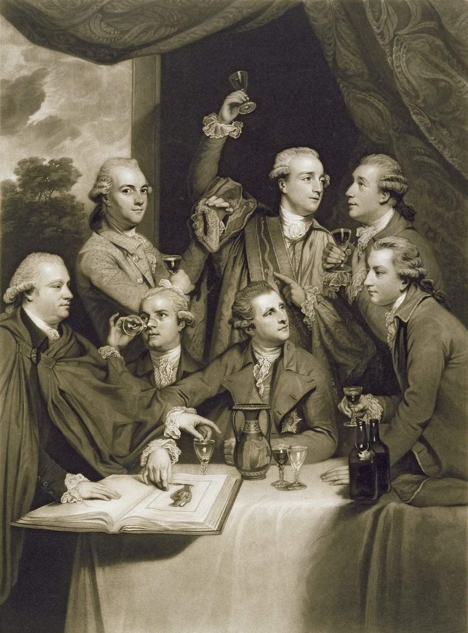La Société des dilettantes, gravée par William Say, 1812 - Joshua Reynolds