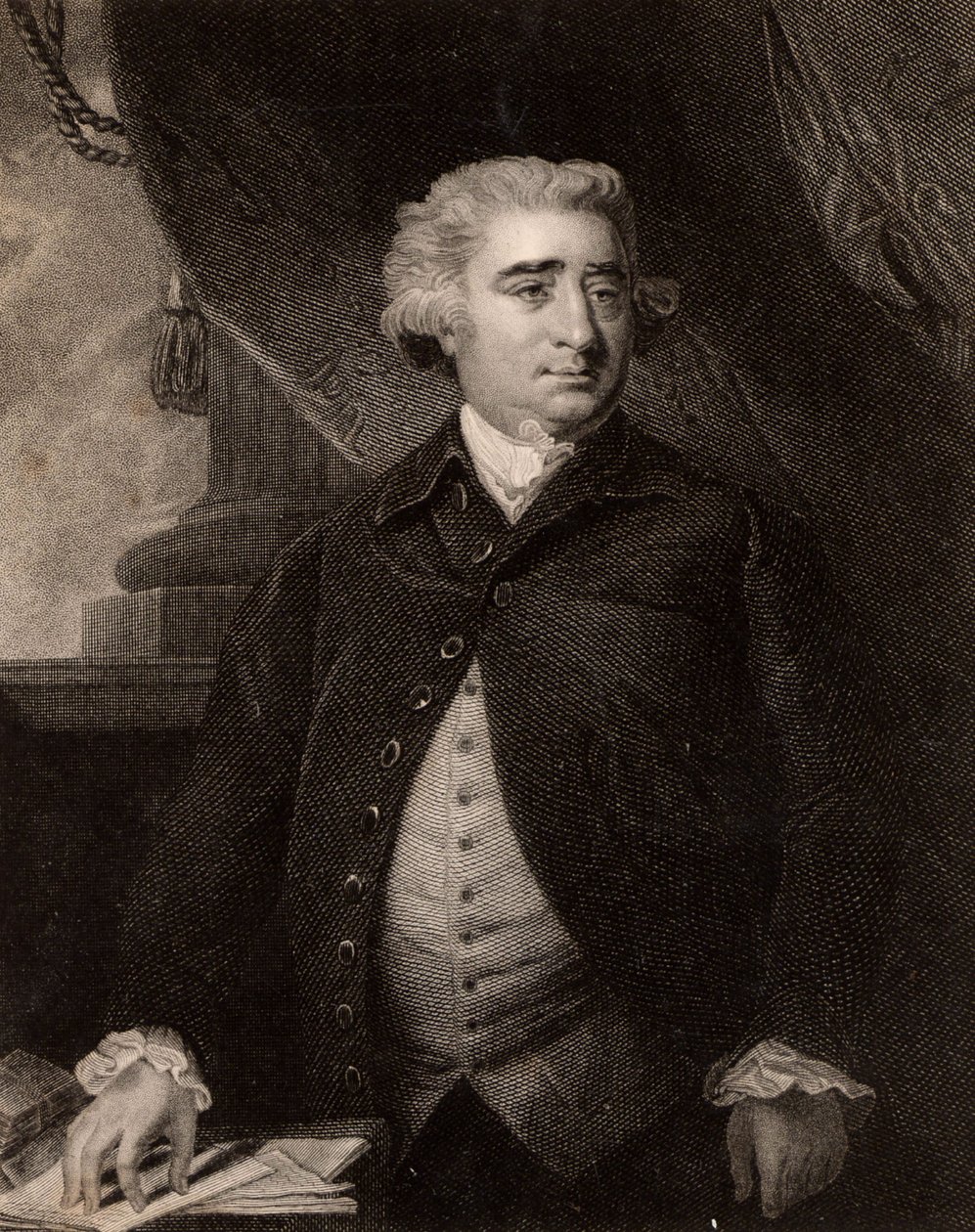 Portrait de Charles James Fox - Joshua (after) Reynolds