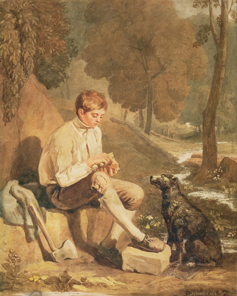 Un jeune bûcheron, 1812 - Joshua Cristall