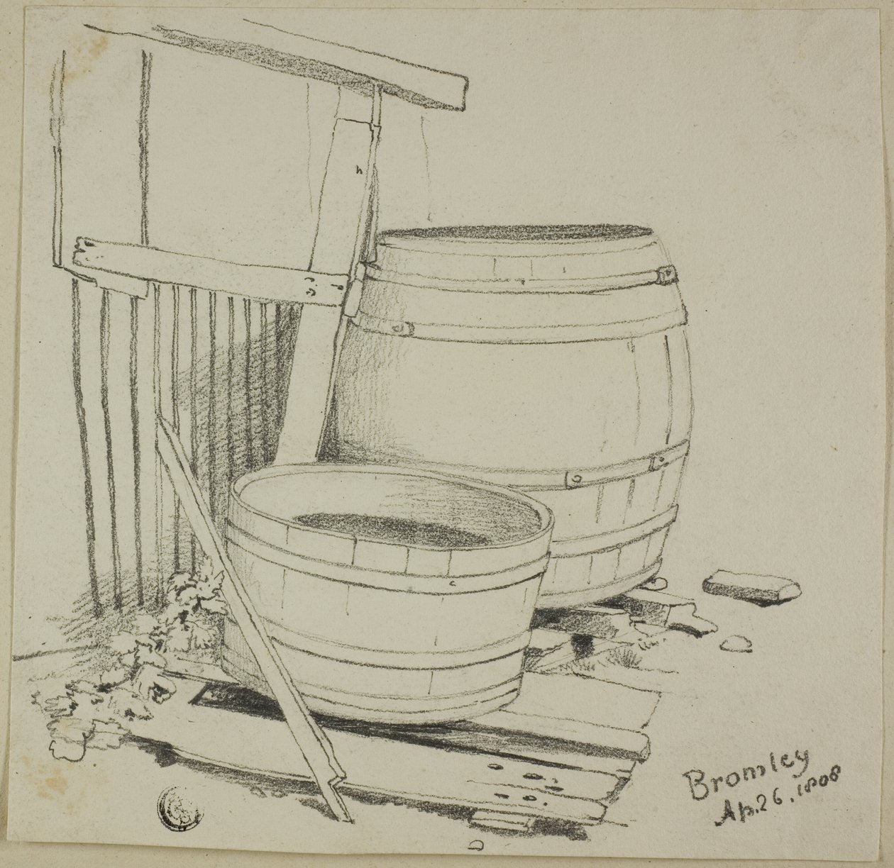 Bac et tonneau - Joshua Cristall