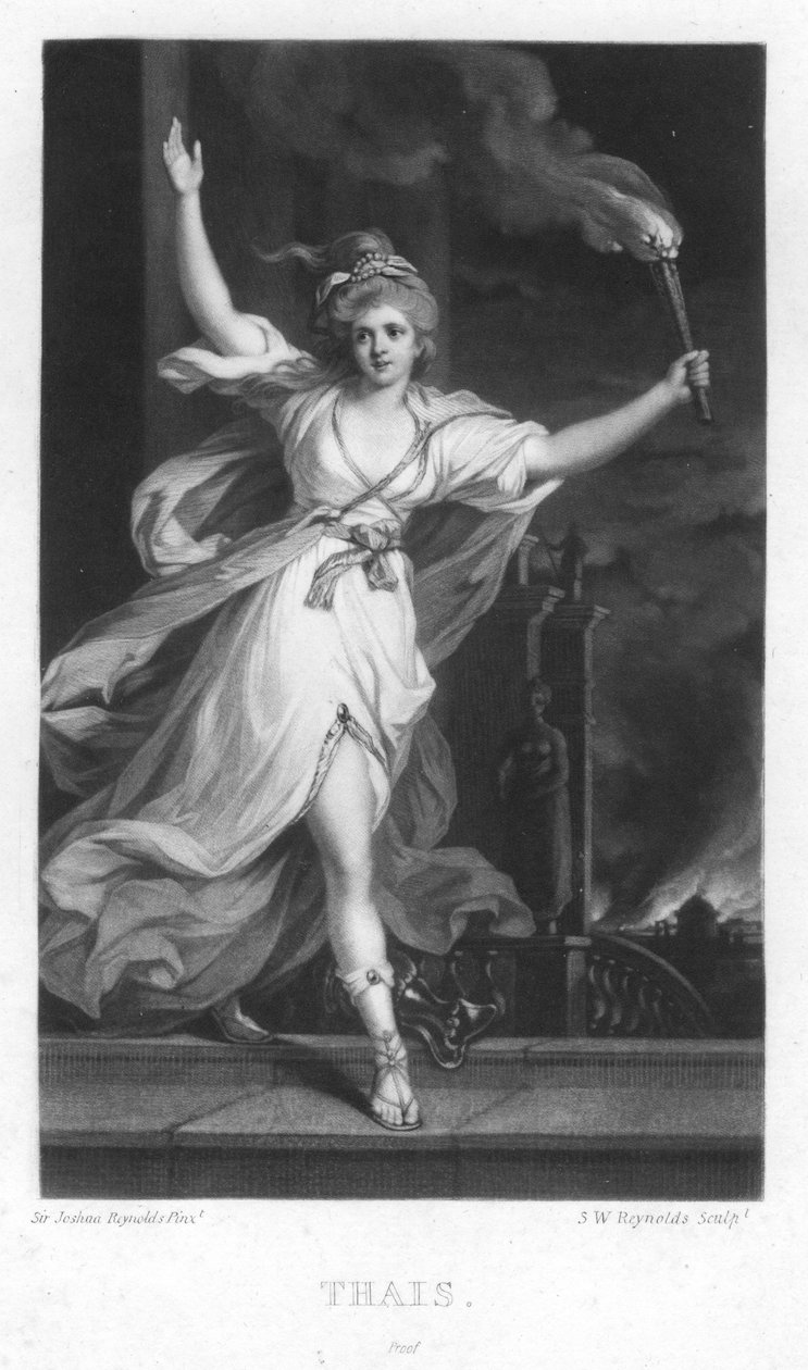 Thaïs, vers 1740-1790 - Joshua Reynolds