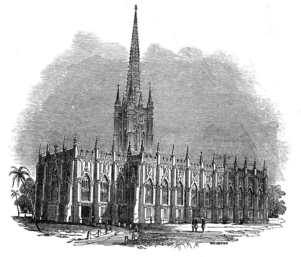 Cathédrale Saint-Paul, Calcutta - Josiah Wood Whymper