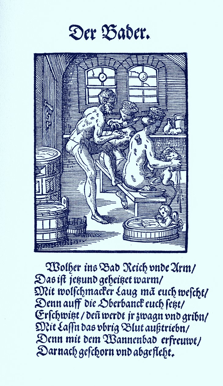 Préposé aux bains - Jost Amman