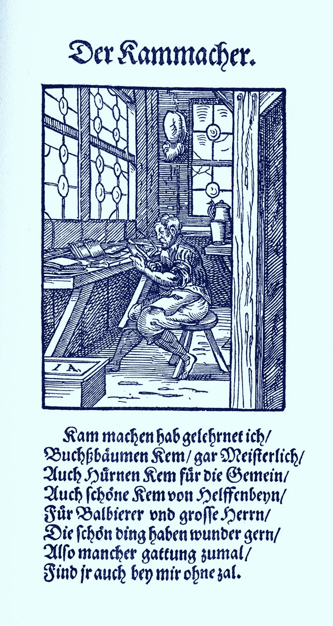 Fabricant de peignes - Jost Amman