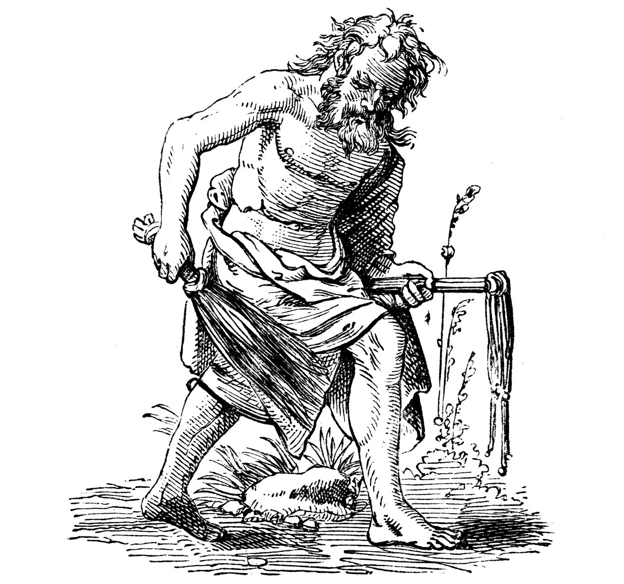 Flagellant, 16ème siècle - Jost Amman