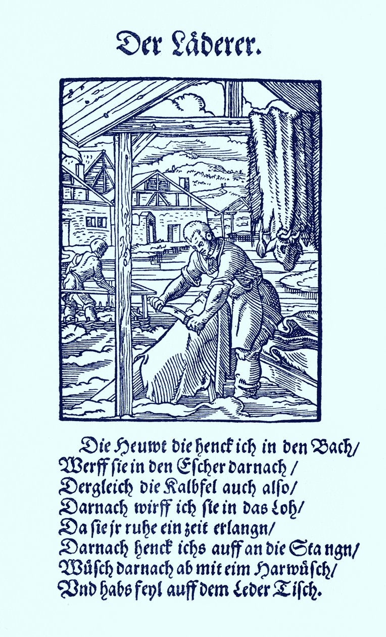 Tanneur de cuir - Jost Amman