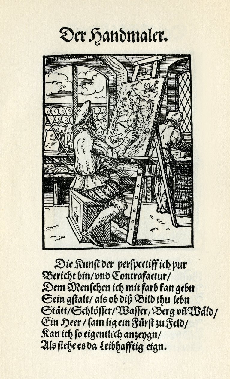 Peintre - Jost Amman