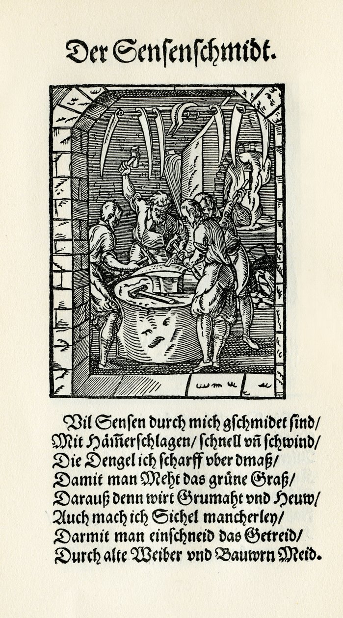 Fabricant de faux - Jost Amman