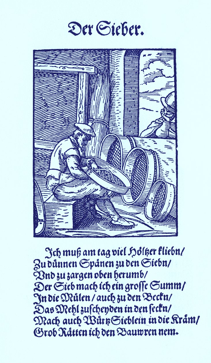 Fabricant de tamis - Jost Amman