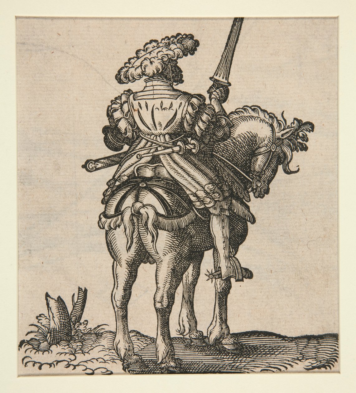 Soldat à cheval - Jost Amman