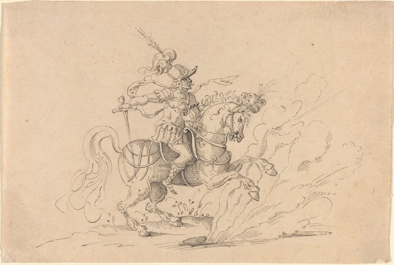 Le sacrifice de Marcus Curtius - Jost Amman