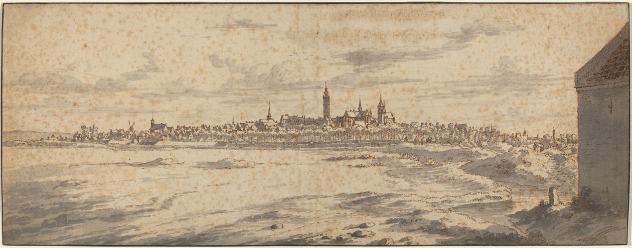 Vue de Mons, Belgique - Josua de Grave