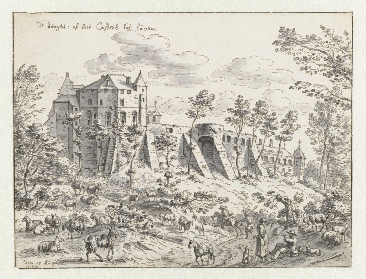 Vue du Keizersberg près de Louvain - Josua de Grave