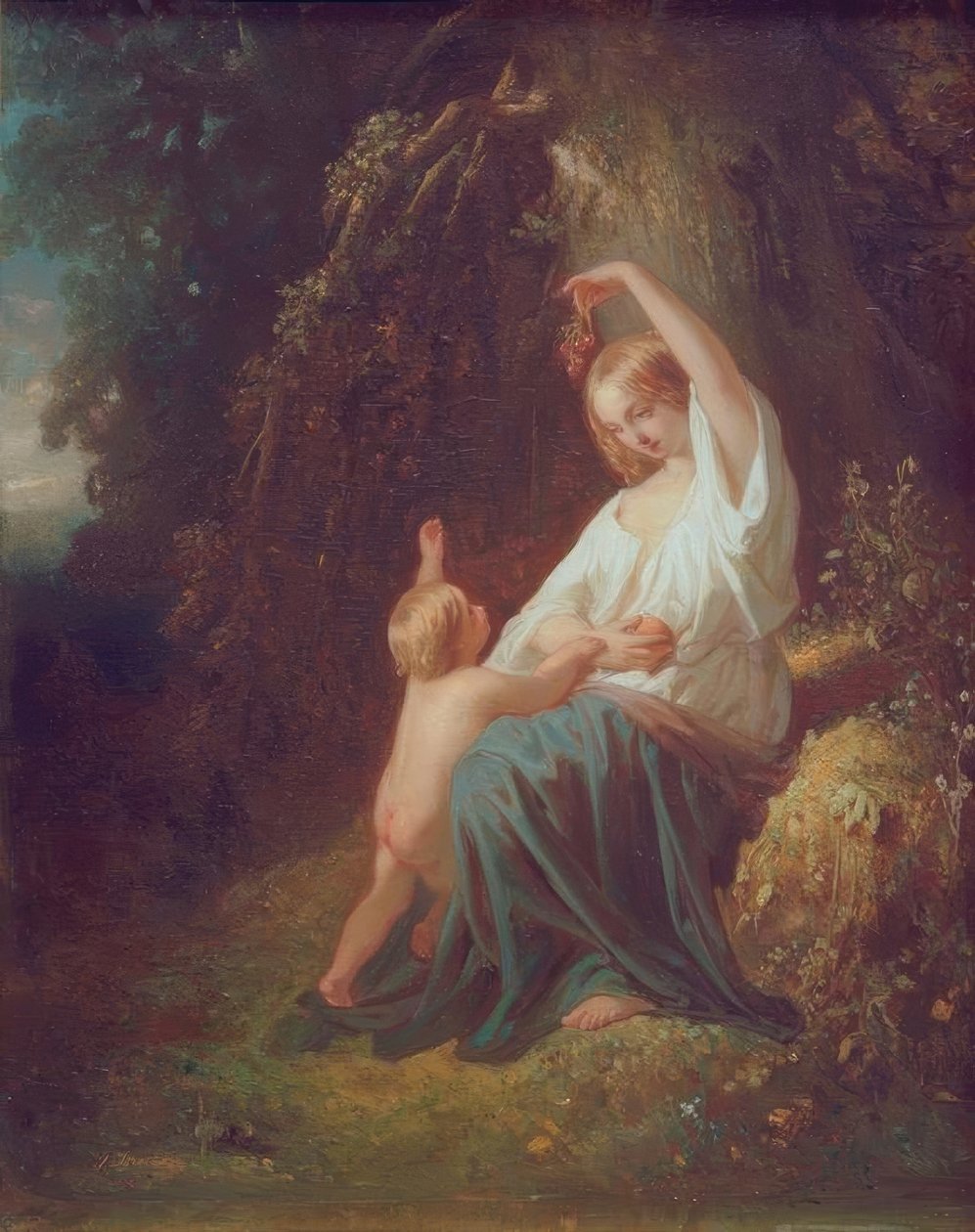 Mère et enfant - Jozef Israëls