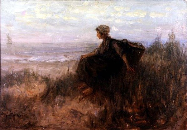 Sur les dunes - Jozef  Israels
