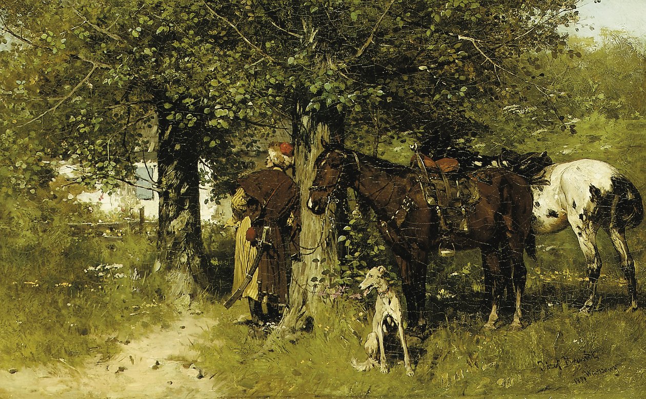 Le rendez-vous, 1881 - Jozef Brandt