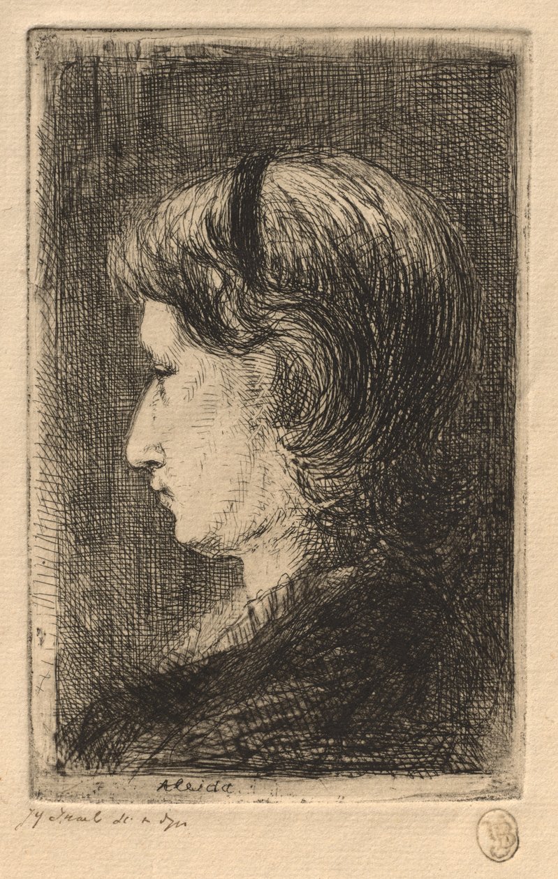 Portrait de Mme Israëls, 1875 - Jozef Israëls
