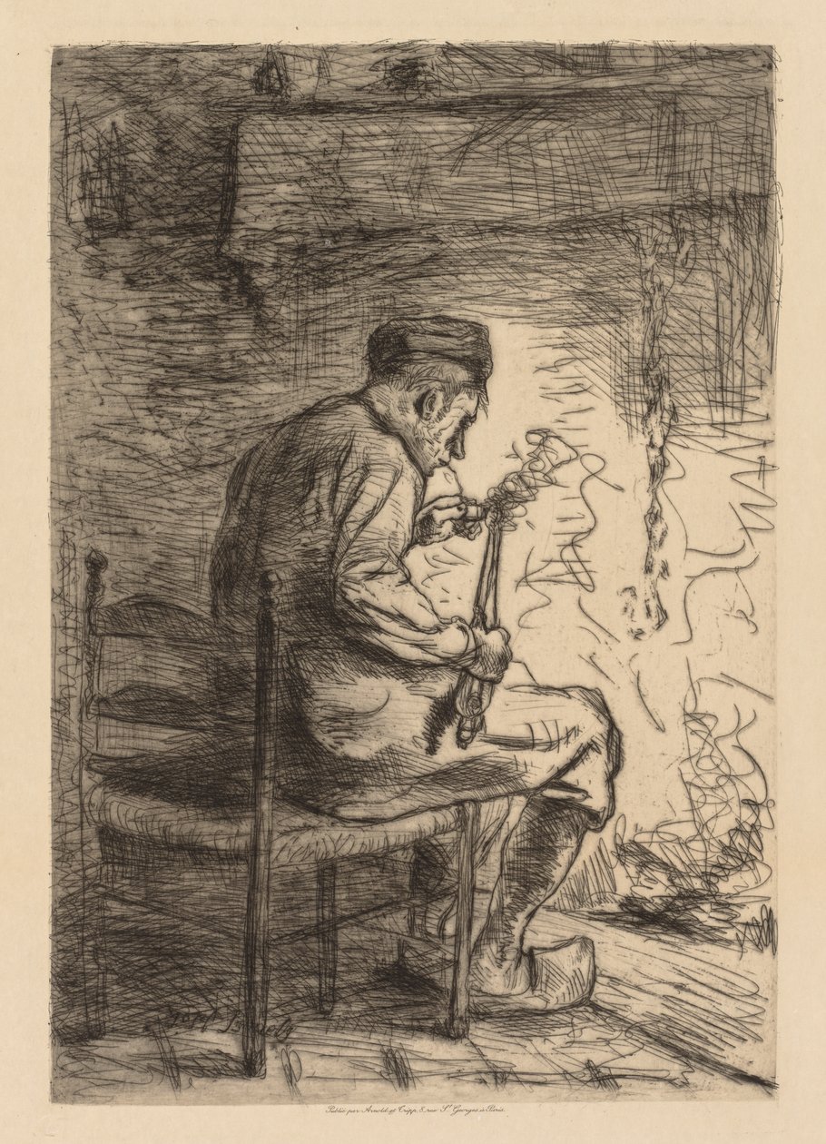 Le Fumeur - Jozef Israëls