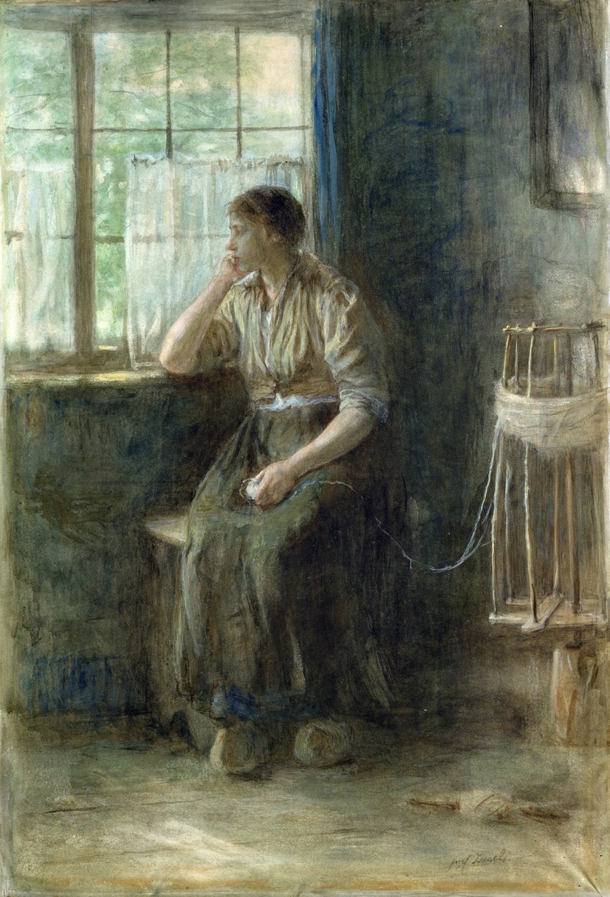 Femme à la fenêtre - Jozef Israëls