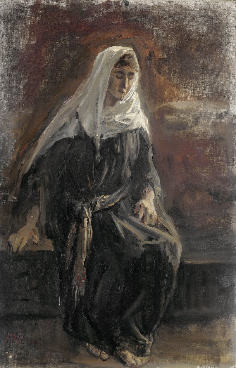 Femme assise, probablement Michal - Jozef Israëls