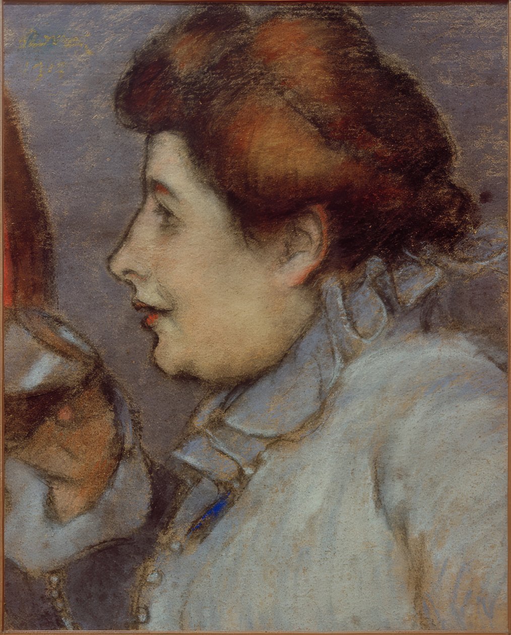 Femme avec un verre - József Rippl Rónai
