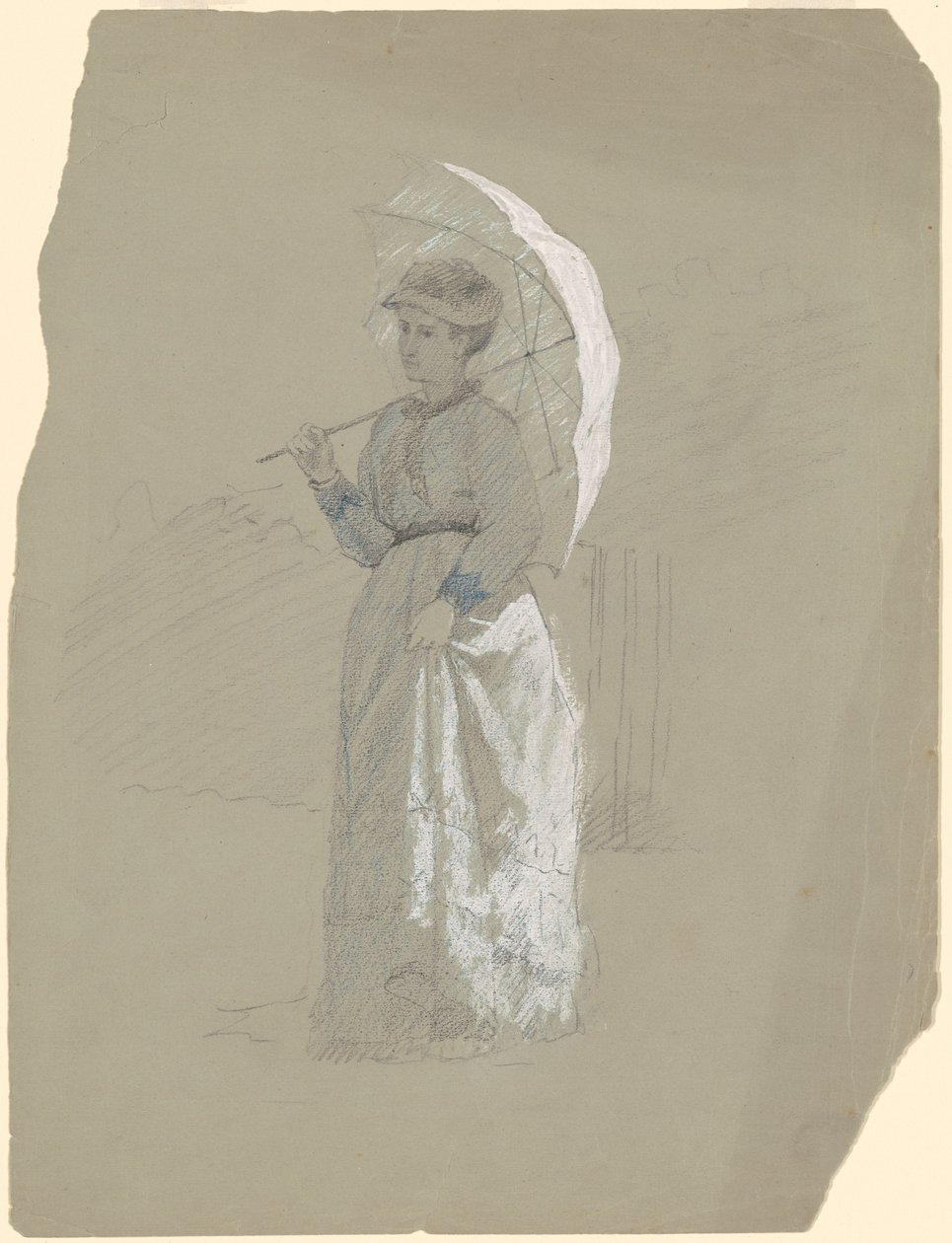 Femme avec parasol - Jr. Enoch Wood Perry