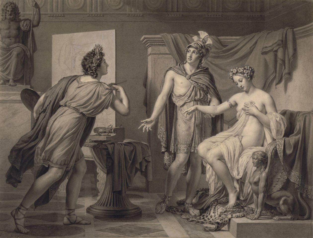 Alexandre cédant Campaspe à Apelles - Jérôme Martin Langlois