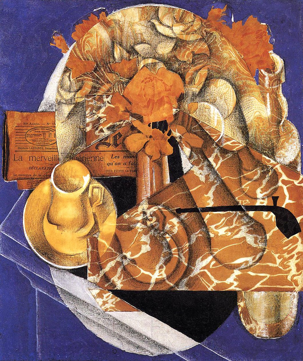 Nature morte avec des fleurs, 1914 - Juan Gris